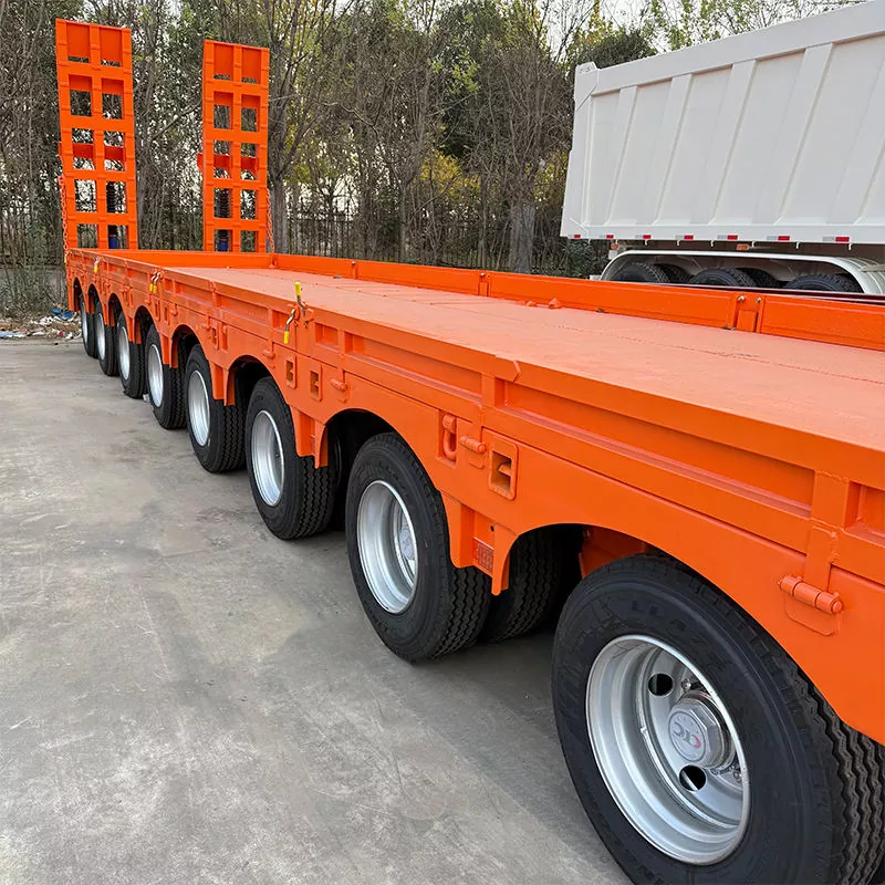 Semi-Trailer Pengangkutan Berat Hidraulik Multi-Poros 10 Gandar