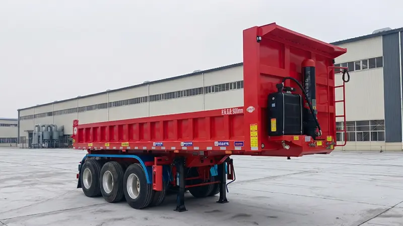 Semi-trailer pembuangan