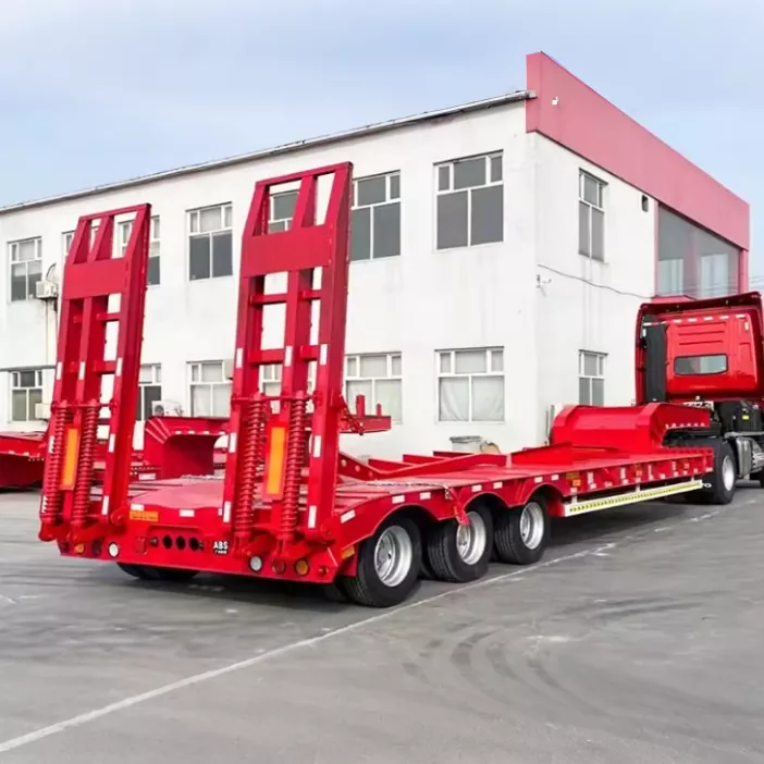 Bagaimana Semi-Trailer Gooseneck Flatbed Meningkatkan Transportasi Kargo Berat?