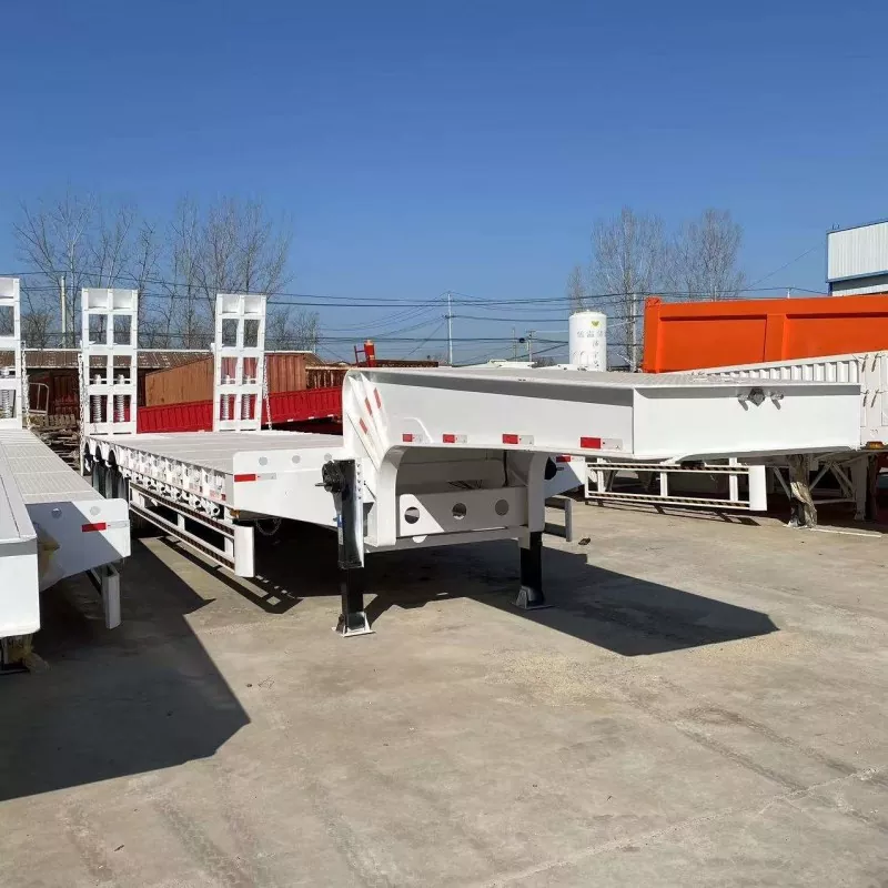Semi-Trailer Pengangkutan Berat Hidraulik 6 Gandar