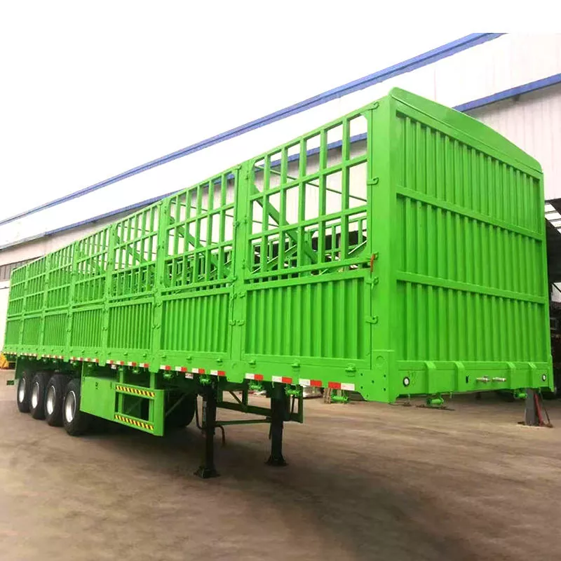 Semi-Trailer Pancang/Pagar Leher Angsa Tinggi