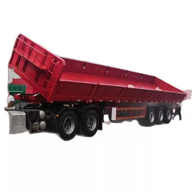 Semi-Trailer Pembuangan Tip Satu Sisi