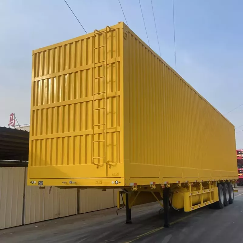 Semi-Trailer Kotak Tertutup Standar